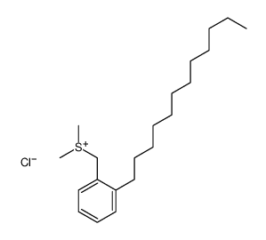 (2-dodecylphenyl)methyl-dimethylsulfanium,chloride结构式