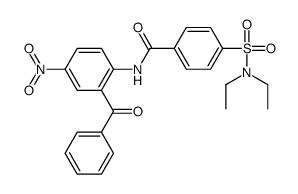 N-(2-benzoyl-4-nitrophenyl)-4-(diethylsulfamoyl)benzamide Structure