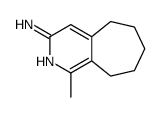 1-methyl-6,7,8,9-tetrahydro-5H-cyclohepta[c]pyridin-3-amine Structure