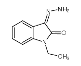 1-ethyl-3-hydrazono-1,3-dihydro-indol-2-one Structure