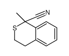 1-methyl-3,4-dihydroisothiochromene-1-carbonitrile Structure