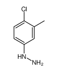 (4-CHLORO-3-METHYL-PHENYL)-HYDRAZINE structure