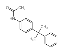 N-[4-(2-phenylpropan-2-yl)phenyl]acetamide structure