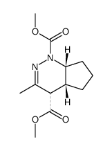 3-methyl-4,4a,5,6,7,7a-hexahydro-cyclopenta[c]pyridazine-1,4-dicarboxylic acid dimethyl ester Structure