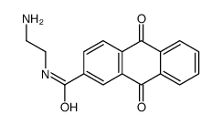 N-(2-aminoethyl)-9,10-dioxoanthracene-2-carboxamide Structure