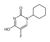 1-cyclohexyl-5-fluoropyrimidine-2,4-dione结构式