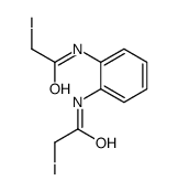 2-iodo-N-[2-[(2-iodoacetyl)amino]phenyl]acetamide Structure