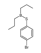 (4-bromophenyl)sulfanyl-dipropyl-borane structure