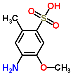 3-Amino-4-methoxy-toluene-6-sulfonic acid Structure