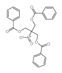 1,3-Propanediol,2-[(benzoyloxy)methyl]-2-nitro-, 1,3-dibenzoate structure