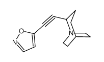 5-[2-(1-azabicyclo[3.2.2]nonan-2-yl)ethynyl]-1,2-oxazole Structure