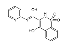 4-hydroxy-1,1-dioxo-N-pyridin-2-yl-2H-1λ6,2-benzothiazine-3-carboxamide Structure