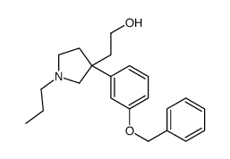 2-[3-(3-phenylmethoxyphenyl)-1-propylpyrrolidin-3-yl]ethanol Structure