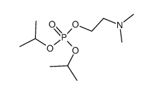 phosphoric acid-(2-dimethylamino-ethyl ester)-diisopropyl ester结构式