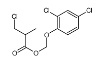 (2,4-dichlorophenoxy)methyl 3-chloro-2-methylpropanoate结构式