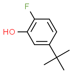 Phenol,5-(1,1-dimethylethyl)-2-fluoro- structure