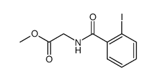 N-(methoxycarbonylmethyl)-2-iodobenzamide Structure