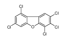 1,3,6,7,8-pentachlorodibenzofuran structure