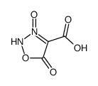 1,2,3-Oxadiazole-4-carboxylic acid, 5-hydroxy-, 3-oxide (9CI) structure