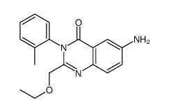 6-amino-2-(ethoxymethyl)-3-(2-methylphenyl)quinazolin-4-one Structure