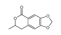 7-methyl-7,8-dihydro-[1,3]dioxolo[4,5-g]isochromen-5-one Structure