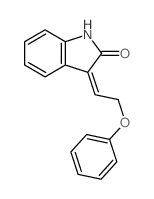 3-(2-phenoxyethylidene)-1H-indol-2-one structure