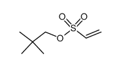 2,2-dimethylpropyl ethenesulfonate Structure