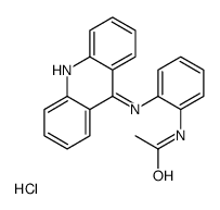 (2-acetamidophenyl)-acridin-9-ylazanium,chloride Structure