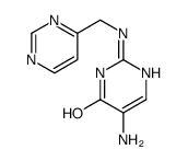 5-amino-2-(pyrimidin-4-ylmethylamino)-1H-pyrimidin-6-one Structure