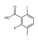 2-fluoro-6-iodo-3-methylbenzoic acid结构式