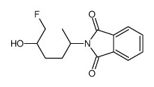 2-(6-fluoro-5-hydroxyhexan-2-yl)isoindole-1,3-dione结构式