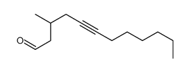 3-methyldodec-5-ynal结构式