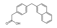 2-[4-(naphthalen-2-ylmethyl)phenyl]acetic acid结构式