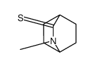 3-methyl-3-azabicyclo[2.2.2]octane-2-thione结构式