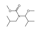 N-carbomethoxy-α-methoxydiisobutylamine结构式