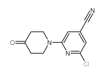 2-Chloro-6-(4-oxopiperidin-1-yl)isonicotinonitrile picture