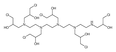 1,19-dichloro-7,10,13,16-tetrakis(3-chloro-2-hydroxypropyl)-4,7,10,13,16-pentaazanonadecane-2,18-diol picture