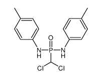 N-[dichloromethyl-(4-methylanilino)phosphoryl]-4-methylaniline结构式