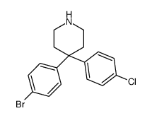 4-(4-Bromophenyl)-4-(4-chlorophenyl)piperidine picture