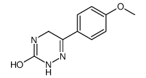 6-(4-methoxyphenyl)-4,5-dihydro-2H-1,2,4-triazin-3-one Structure