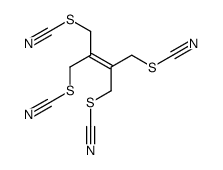 [4-thiocyanato-2,3-bis(thiocyanatomethyl)but-2-enyl] thiocyanate结构式