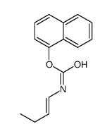 naphthalen-1-yl N-but-1-enylcarbamate Structure