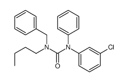 1-benzyl-1-butyl-3-(3-chlorophenyl)-3-phenylurea结构式