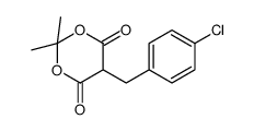 2,2-Dimethyl-5-(4-chlorobenzyl)-1,3-dioxane-4,6-dione picture