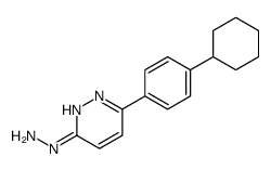 [6-(4-cyclohexylphenyl)pyridazin-3-yl]hydrazine Structure