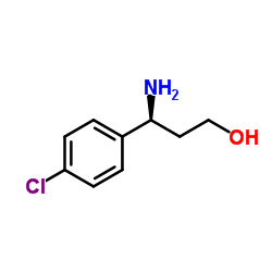 (3S)-3-amino-3-(4-chlorophenyl)propan-1-ol Structure