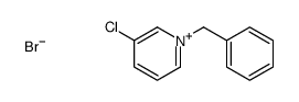 1-benzyl-3-chloropyridin-1-ium,bromide结构式