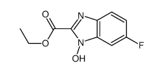 ethyl 6-fluoro-1-hydroxybenzimidazole-2-carboxylate Structure