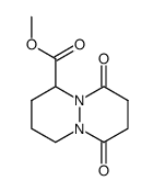 methyl octahydro-6,9-dioxopyridazo(1,2-a)pyridazine-1-carboxylate Structure