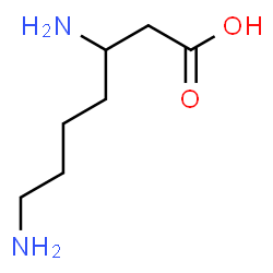 Heptanoic acid,3,7-diamino- structure